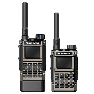 Quansheng UV-K1(8) 5W High Power Walkie Talkie Type-C Charging Multi-Band Aviation NOAA Weather Receiver DIY Customization Portable Two-Way Radio