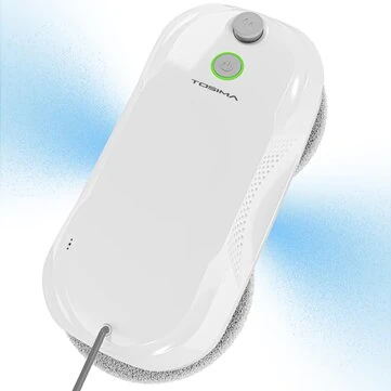 [EU Direct]Tosima W5 Window Cleaning Robot, Dual Direction Auto-Spray Smart Window Cleaner with Triple Safety System, Smart Navigation, Remote Control, for All Smooth Surfaces