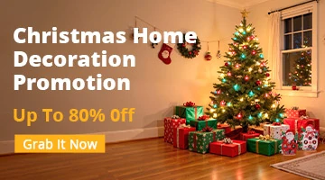 Christmas home decoration promotion