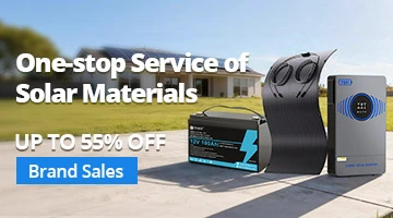 One stop Service of Solar Materials LifePo4 and Solar Hybrid Inverter Brand Sales