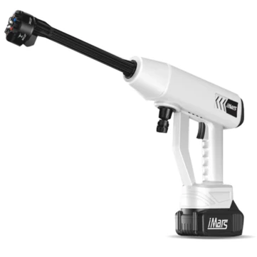 iMars ST-10 1300000Pa Cordless Battery High Pressure Cleaner with 13000mAh Battery,5-in-1 Multifunctional 5M Hose for Cars,Terrace,Window,Garden