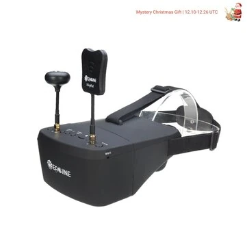 Eachine EV800D 5.8GHz 40CH 5 Inch 800*480 Video Headset HD DVR Diversity FPV Goggles With Battery For RC Model