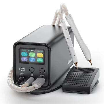 Awithz UF20B Spot Welding Machine AC110-240V 6V 1750A 10.5KW High Power 18650 Lithium Battery Nickel Sheet Welder Touch Screen Multi-Mode for Power Tools Phone Battery Repair