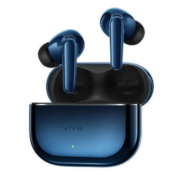Vivo TWS 5 Hi-Fi Version bluetooth Earbuds ANC Earphone 60dB Depth Noise Cancelling 2nd Ceramic Tungsten Acoustic Diaphragm Hi-Res LHDC Lossless LHDC5.0 Audio 48H Playback Low Delay Smart Translation In-ear Sports Headphones