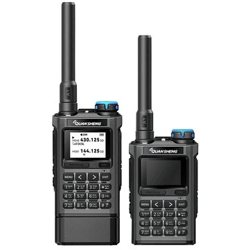 Quansheng UV-K1 5W High Power Portable Walkie Talkie Type-C Charging Multi-Band Transceiver Aviation NOAA Weather Scrambler DIY Customization Two-way Radio