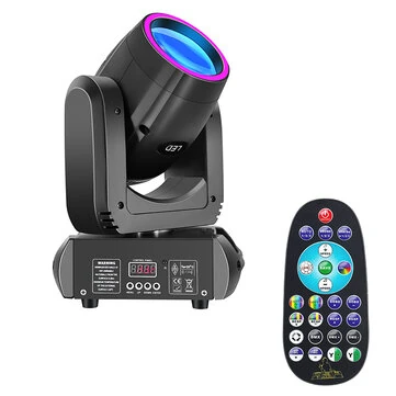 Elfeland 200W Beam Moving Head Lights 18Prism 8Gobo Stage Light DMX DJ Light For Wedding Church Party KTV Disco Dj Bar