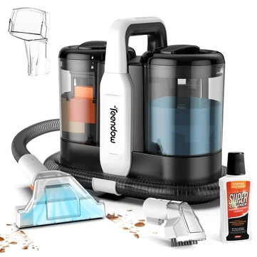 [EU BR Direct]Teendow C5 500W Portable Carpet Cleaner Vacuums 11kpa Spot Cleaner For Carpet And Sofa Pet Stain Remover with Dual Water Tank System