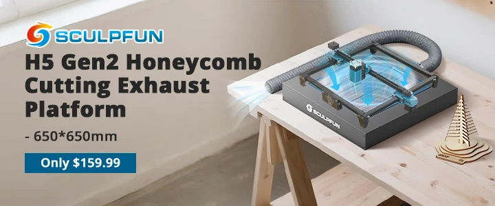 H5 Gen2 Honeycomb Cutting Exhaust Platform