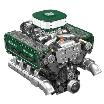 Mould King 10182 V8 Tank Engine Model Brick Assembly Kit 2250PCS Excellent STEAM Science Education Discovery Toys Children Gifts