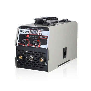 MIG-270 Welding Machine 220V EU Standard Inverter IGBT Technology 25-270A Adjustable Portable Lightweight Compact Welder for Home and Professional Use