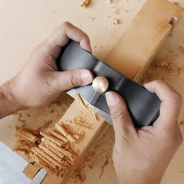ENJOYWOOD Wood Hand Planer Edge Banding Cutter Woodworking Edge Trimmer with 3PCS Scraper Blades Deburring Tool