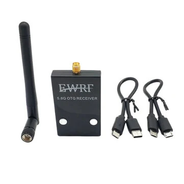 EWRF 5.8GHz 56CH UVC OTG Audio FPV Receiver 720*480 For Android Mobile Phone Tablet Smartphone Transmitter FPV Drone Receiver
