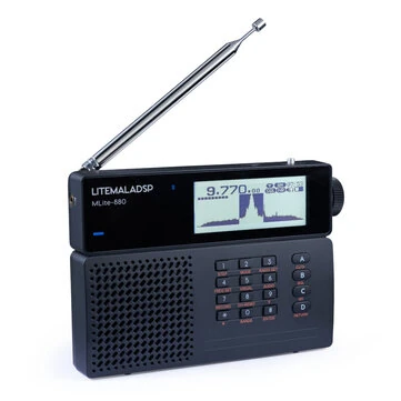 LITEMALADSP MLite-880 SDR Digital Defined Radio Digital Filter Bandwidth 0.05kHz-15kHz support FM Longwave Medium Wave Shortwave Aviation Band