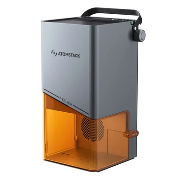 [EU Direct] ATOMSTACK Atelier 12W Diode Laser Engraver with Built-in Camera 120x120mm Processing Area Fully Enclosed Class 1 Safety for Wood Leather Metal