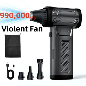 SUITU ST-8119 Handheld Wireless Dust Blower 990000RPM High Speed Brushless Motor Rechargeable Violent Turbo Fan Compressed Air Duster