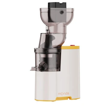 MONDA SJ-01 Cold Press Slow Juicer With 90mm Wide Feed Opening Masticating Juice Extractor Pulp-Separating Quiet 40~70RPM Easy Clean