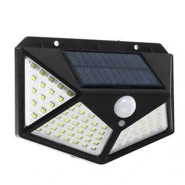 Elfeland 100 LED Solar Power Waterproof IP65 PIR Motion Sensor Solar Light Outdoor Garden Lamp