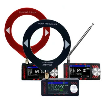 AMNVOLT V3S Mini SI4732 DSP Radio Receiver with Hi-Z Headphone Amplifier Circuit FM AM SSB LSB USB Mode ESP32-S3 Pocket Radio