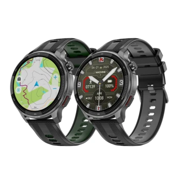 DT NO.I DTG6 1.43inch AMOLED Display GPS Offline Maps ABC Function 3ATM Waterproof bluetooth Call Heart Rate Blood Oxygen Monitor Sleep Monitoring Multi-sport Modes 3ATM Waterproof Smart Watch