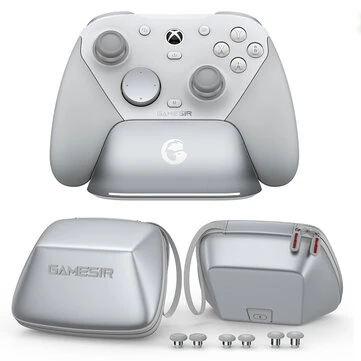 [Xbox Certified]GameSir G7 Pro Tri-mode Wireless Controller for Xbox Series X|S Xbox One & PC TMR Joystick Hall Trigger 1000Hz Gyro 4 Extra Buttons Swappable Faceplate Gamepad with Charging Dock