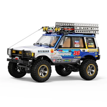 JXC LR1801 RTR 1/18 2.4G 4WD RC Car Rock Crawler Off-Road Climbing Truck Mechanical Three Speed Full Proportional Remote Control LED Light Vehicles Models Toys
