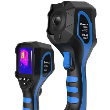 MUSTOOL 256x192 Visible light Thermal Imager Dual lens High Resolution Infrared Camera Wide Temperature Range Industrial 550℃ Handheld Thermal Imaging Device Rechargeable Battery