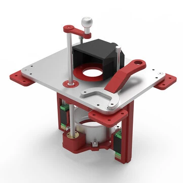 ENJOYWOOD Heavy Duty Precision Router Lift Router Table Lift System for 65mm / 69mm / 80mm / 88.9mm / 107mm Diameter Wood Routers