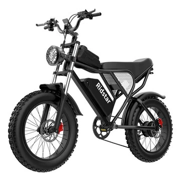 [EU DIRECT] Ridstar Q20 Electric Bike 48V 20AH Battery 1000W Motor Recommended Top Speed 25KM/H 20inch Tires 70-90KM Max Mileage 150KG Max Load Electric Bicycle
