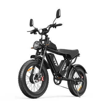 [EU/AU Direct] YVY C20 MAX Electric Bike 52V 20AH*2 Dual Batteries 1000W*2 Dual Motors Recommended Top Speed 25KM/H 20*4.0Inch Tires 180KM Max Mileage 150KG Max Load Electric Bicycle Ridstar Q20 Pro