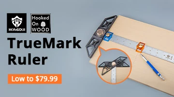 HONGDUI-Hooked-On-Wood-HD38-TrueMark-Ruler