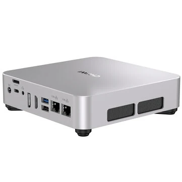 CHUWI AuBox Mini PC AMD Ryzen 7 8745HS Octa Core 16 Threads 16GB DDR5 512GB SSD WIFI6 BT5.3 Dual 2.5G LAN Quad Screen Output Mini Computer Desktop PC