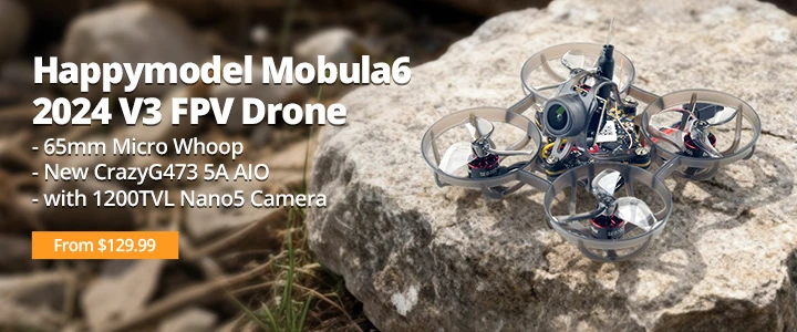 Happymodel Mobula6 2024 V3 FPV Drone
