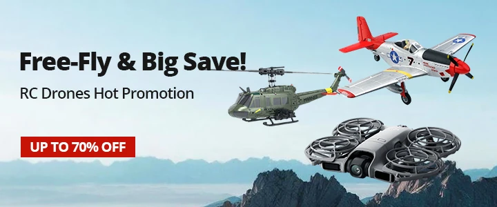 Free-Fly & Big Save RC Drones Hot Promotion