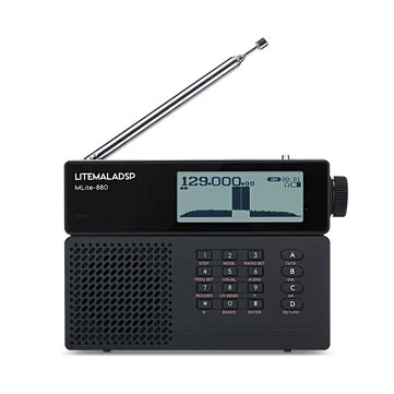 LITEMALADSP MLite-880 SDR Digital Defined Full Band Radio 0.05kHz-15kHz support FM Longwave Medium Wave Shortwave Aviation Band