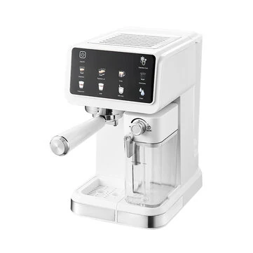 NovuLife CM5600 1350W Espresso Machine with Automatic Milk Frother 20Bar 6 Coffee Modes Touch Screen Home Cafe Coffee System