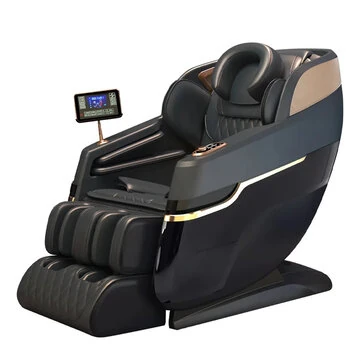 4D SL Track AI Smart Massage Chair 0 Gravity Recliner Full Body Airbag Massage Sofa With Touch Shortcut Panel Office Chair Voice Control