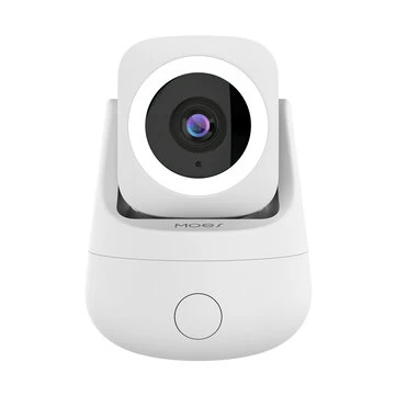 MOES 3MP Tuya Smart WiFi Indoor Camera Wireless PTZ HD Night Vision Motion Detect Two-way Intercom Home Security Monitoring Works with Alexa Google Assistant