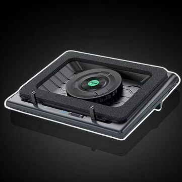 Llano High Performance Laptop Cooling Pad with Adjustable Fan Stand Ideal for Gaming Laptops 15.6-21inch