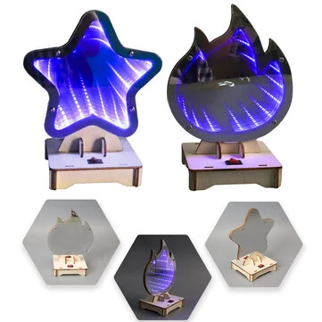 Children's DIY Science Technology Project Time Tunnel Model Educational Toys Optical Extensione Experiments