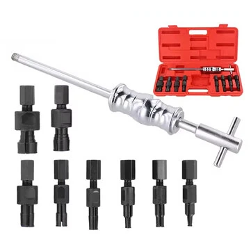 9pc Blind Hole Inner Bearing Puller Set Universal Remover Slide Hammer Internal Kit 8-32mm Auto Repair Tools