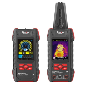 AV TOOLTOP ET938 ET938PRO 3-in-1 Wire Locator Multimeter Infrared Thermal Imaging Camera LCD Screen Rechargeable Lithium Battery Cable Tracking Depth Up to 2m Wide Temperature Range Multitool
