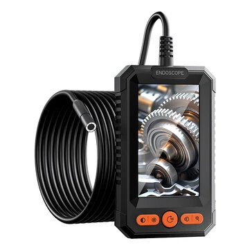 4.3-inch 1080P HD IPS Industrial Endoscope 8mm Waterproof IP67 2600mAh Battery USB-C Inspection Camera