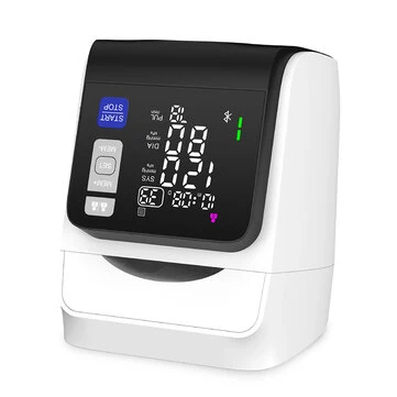 ALPHAMED U90B Arm Boom Digital Blood Pressure Monitor with LED Display Screen Adjustable Cuff 4x90 Memory WHO Classification Accurate Home Use BP Machine Health Care