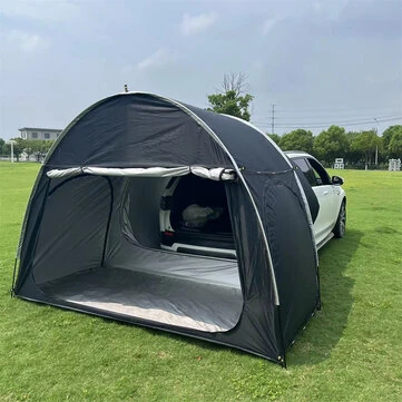 Xmund Camping Car Rear Tent Outdoor Car Trunk Tent with Canopy Car Trunk Extension Tent Sunshine-Proof Camping Equipmen