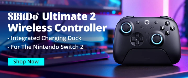 [NS Edition] 8BitDo Ultimate 2 Wireless Gaming Controller