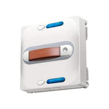 [EU Direct] Liectroux S11 Window Cleaning Robot , 4-Way Water Spray, Voice Prompts, Intelligent Navigation, Multiple Safety System, Frameless Works, Remote and App Control,Home Glass Floor Wall Tiles Cleaner Robot