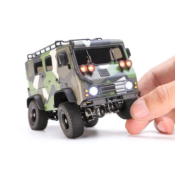 Orlandoo Hunter OH32V01 1/32 2.4G 4WD Mini Van Truck Brushed/Brushless RC Car KIT Unpainted Multi-functional Unassembled DIY Parts Micro LED Light Off-road Toys Remote Control Vehicles Models