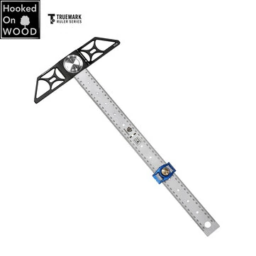 HONGDUI Hooked On Wood Line Master HD38 TrueMark Ruler HD38V Adjustable TrueMark Ruler Hadfield Steel Woodworking Scriber