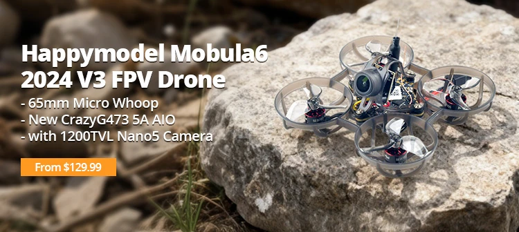 Happymodel Mobula6 2024 V3 FPV Drone