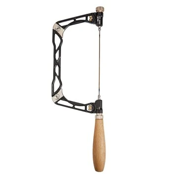 HONGDUI KM-19 6 Inch Coping Fret Combo Saw/Saw Blades Options Coping Saw Coping Frame and 3pcs Replacement Blades Set for Woodworking Plastic Rubber and Soft Metal Cutting